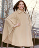 Women's cashmere cape camel color