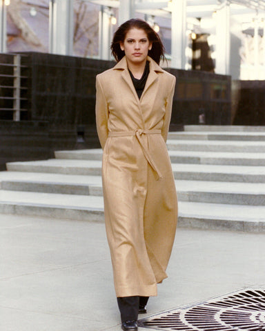Elegant cashmere coat. Sensualé