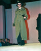 Semi-fitted pure cashmere coat